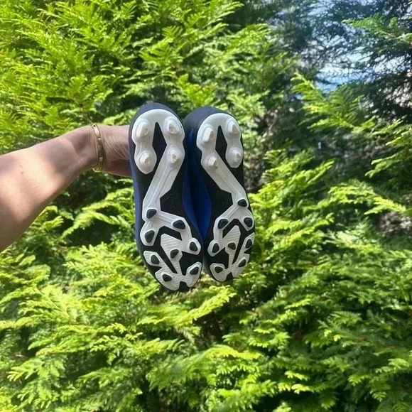 adidas J Soccer Cleats, Boy/Girl, Blue, Size 3 - Picture 6 of 6